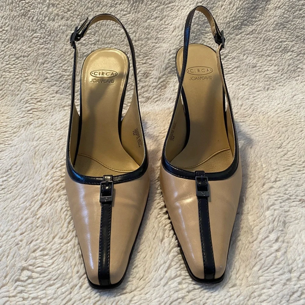 Circa by Joan & David Tan and Black Heeled Slingbacks - Picture 6 of 6